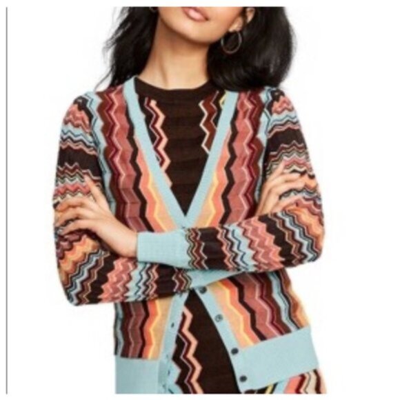 Missoni 20th Anniversary Chevron Cardigan Sweater XS - Picture 5 of 5